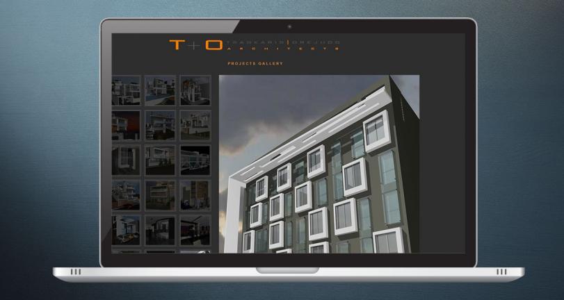 T + O Architects website 3